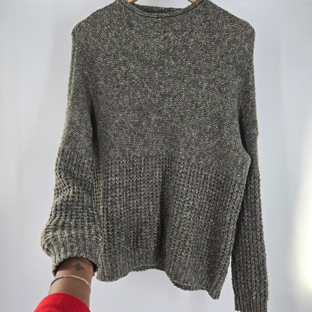 American Eagle Women Oversized Fisherman 
Roll Neck Multi Knit Sweater XL - Picture 4 of 11